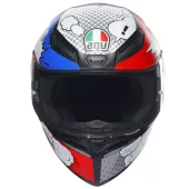 Helma na motorku integrální AGV K1 S Bang Matt Italy/Blue