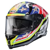 Helma na moto Caberg Avalon X Track black/yellow fluo/red fluo/blue