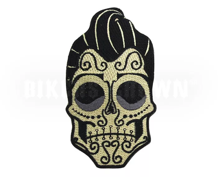 Rusty Pistons RPEM14 Mexican Skull men Embroidery patch nášivka