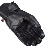 Five černé kožené rukavice na motorku WFX Metro
