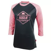 Dívčí dres Nabajk Ancze 3/4 sleeve black/old pink