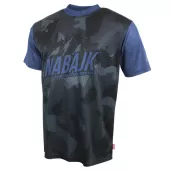 Pánský dres Nabajk Kubba short sleeve black camo/dark blue