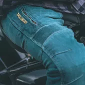 Kevlarové džíny na moto Trilobite Parado blue SLIM (prodloužené)