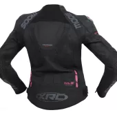 Dámská bunda XRC Moos ladies leather jacket blk/pink/grey