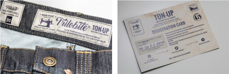 Trilobite Ton-up motorcycle jeans