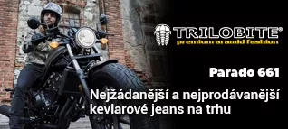 Kevlarové jeans Trilobite Parado black