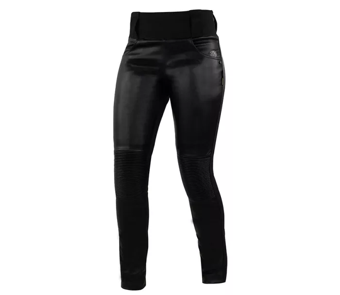 Dámské kožené legíny na moto Trilobite leggins black