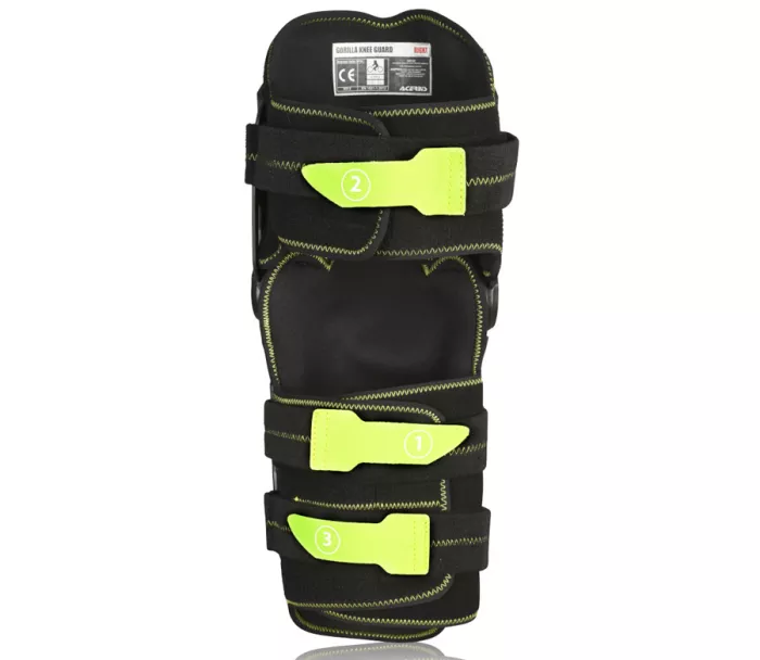 Chrániče kolen Acerbis Gorilla Knee pad black/yellow