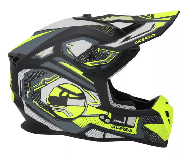 Motokrosová helma Acerbis Linear 22-06 black/fluo yellow