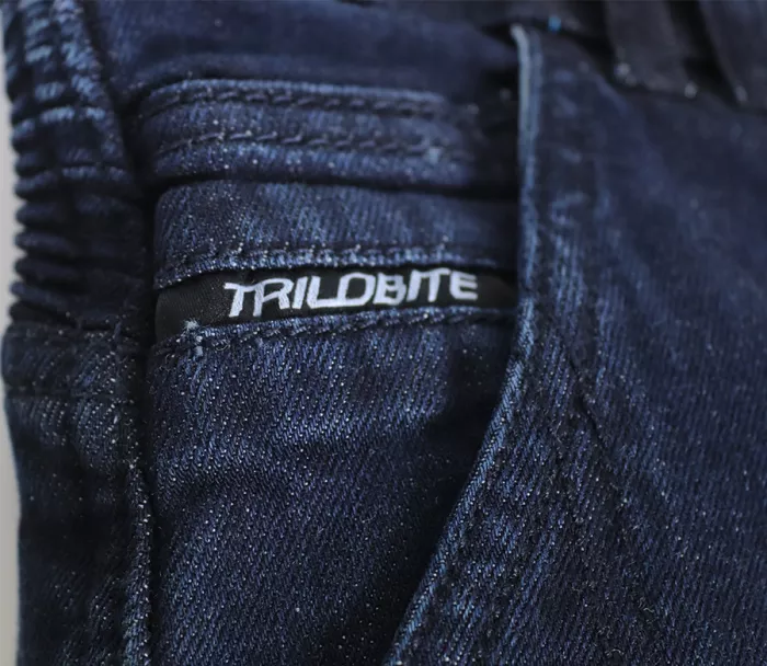 Kevlarové džíny na moto Trilobite Acid Scrambler dark blue