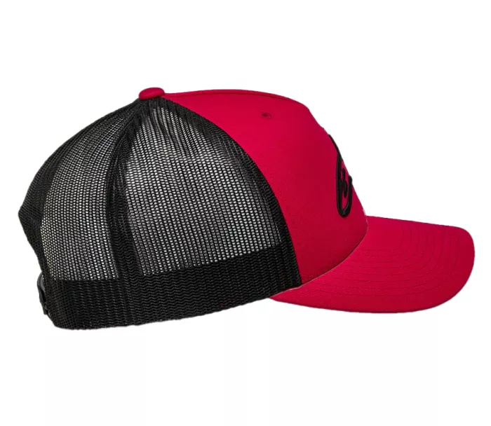 Kšiltovka Alpinestars Ageless Trucker OS red/black