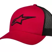 Kšiltovka Alpinestars Ageless Trucker OS red/black