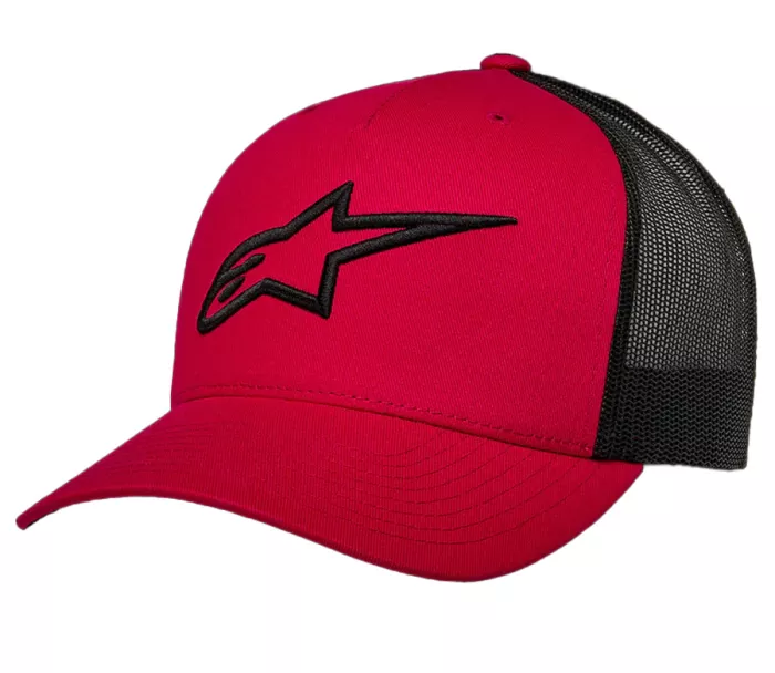 Kšiltovka Alpinestars Ageless Trucker OS red/black