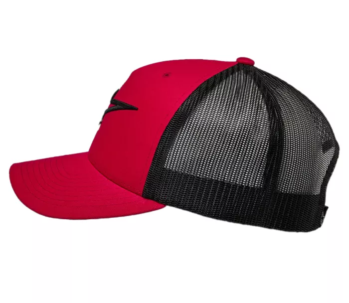 Kšiltovka Alpinestars Ageless Trucker OS red/black