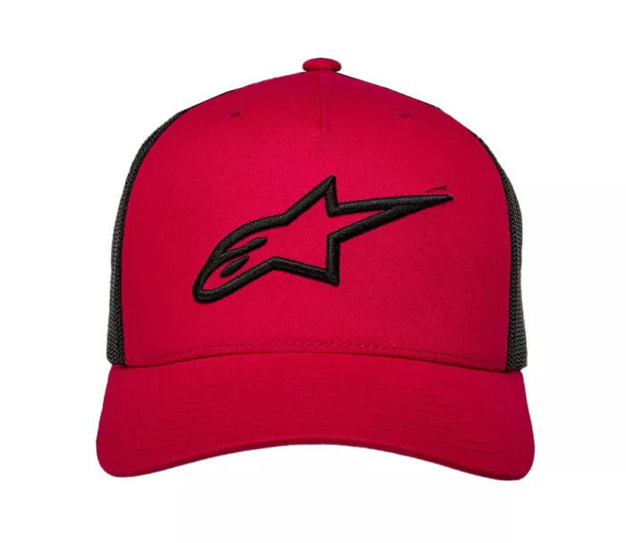 Kšiltovka Alpinestars Ageless Trucker OS red/black