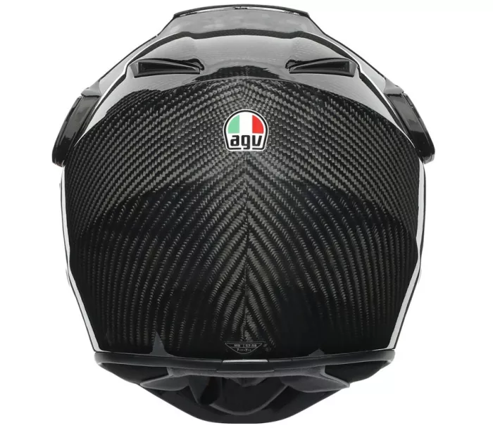 Helma na moto AGV AX9 E2205 SOLID MPLK GLOSSY CARBON vel. 2XL