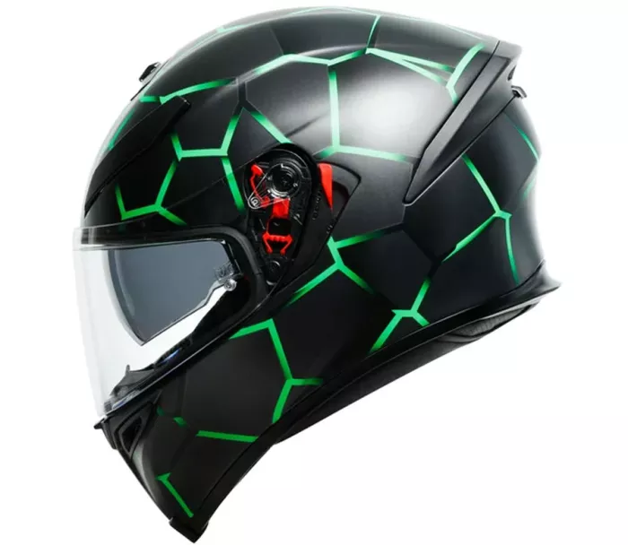 Helma na moto AGV K5 MULTI MPLK VULCANUM GREEN