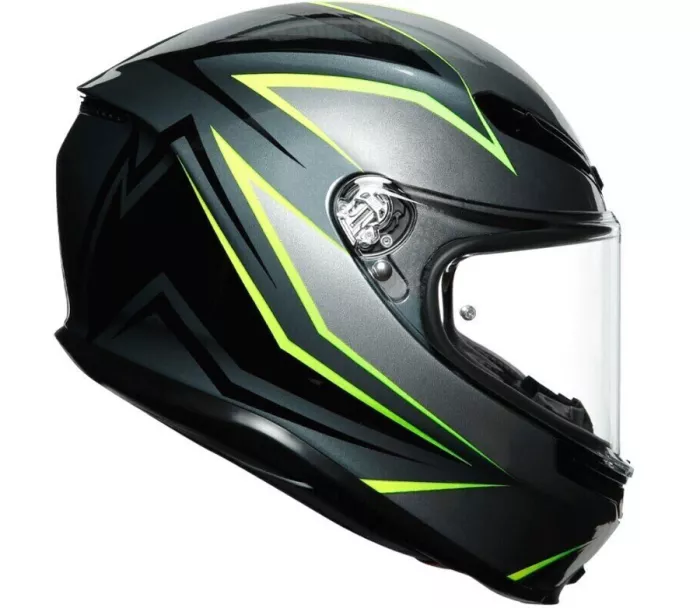 Integrální helma AGV K6 ECE MULTI MPLK FLASH GREY/BLACK/LIME vel. XL