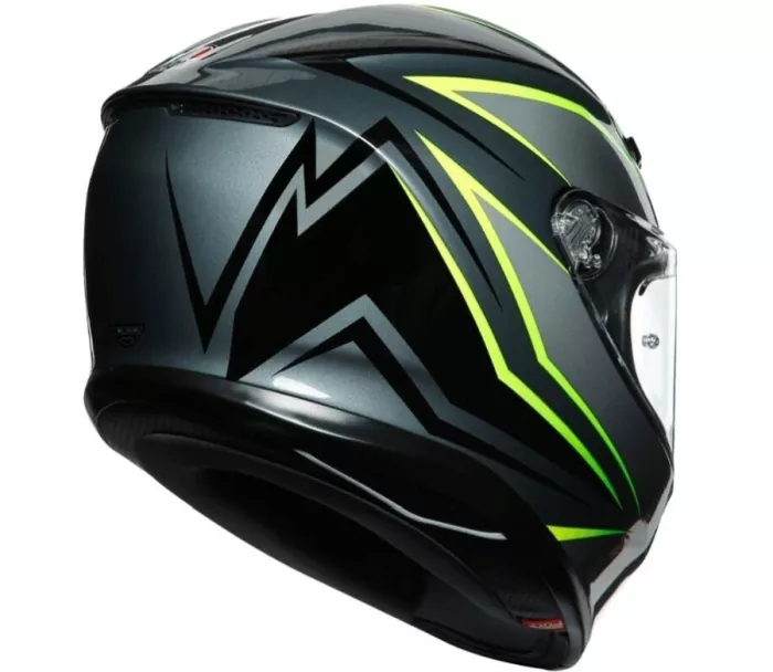 Integrální helma AGV K6 ECE MULTI MPLK FLASH GREY/BLACK/LIME vel. XL