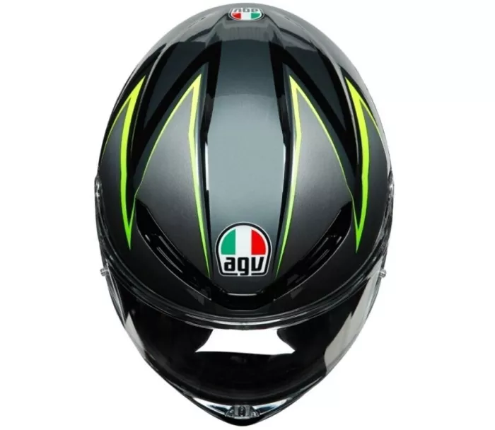 Integrální helma AGV K6 ECE MULTI MPLK FLASH GREY/BLACK/LIME vel. XL