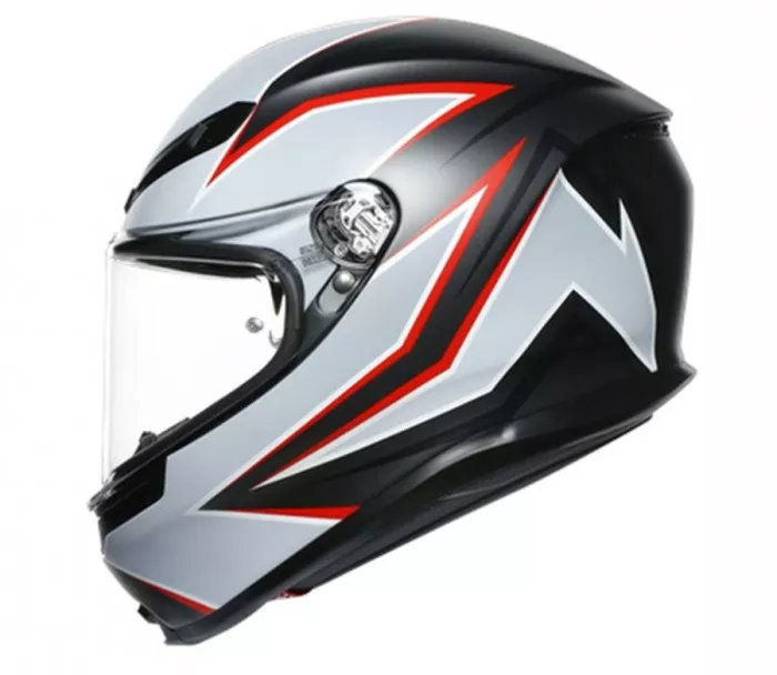 Helma na moto AGV K6 ECE MULTI MPLK FLASH MATT BLACK/GREY/RED