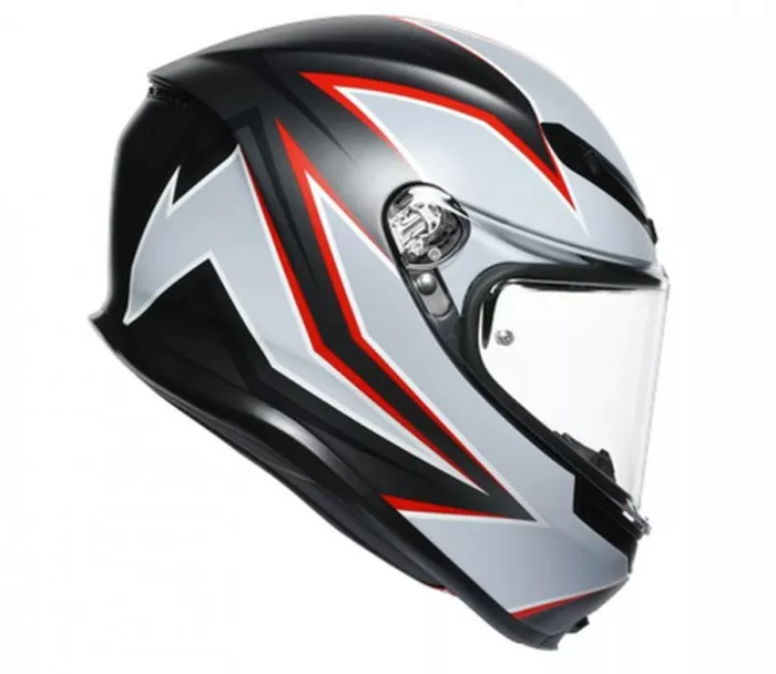 Helma na moto AGV K6 ECE MULTI MPLK FLASH MATT BLACK/GREY/RED