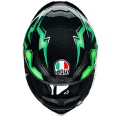 Helma na moto AGV K1 MULTI KRIPTON BLACK/GREEN