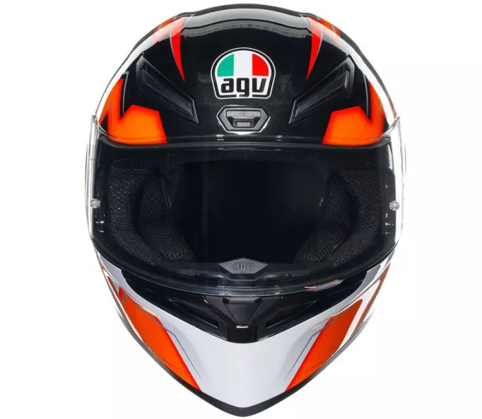 Helma na moto AGV K1S KRIPTON BLACK/ORANGE