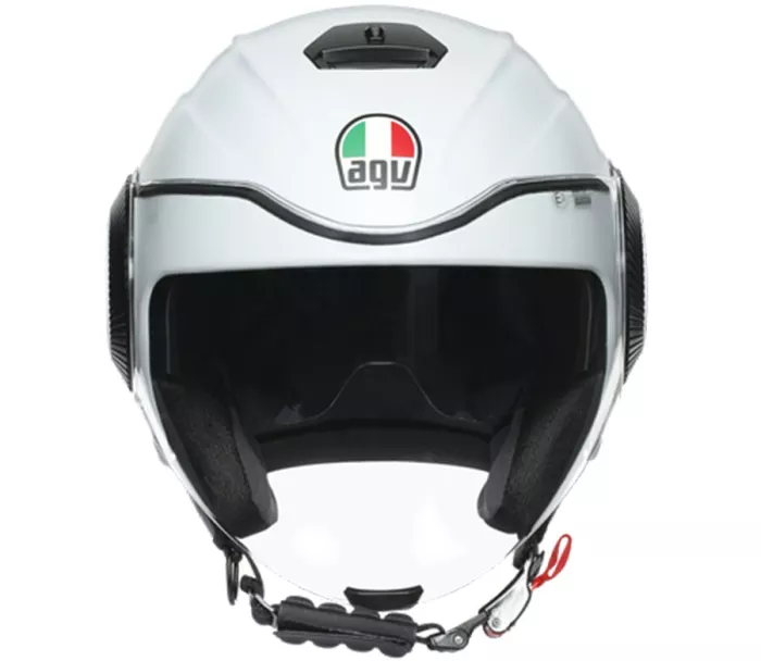 Helma na moto AGV ORBYT E2205 MULTI MATT LIGHT GREY/EBONY/WH vel. XS
