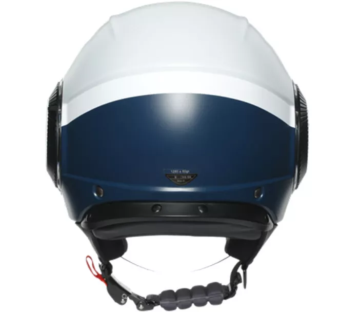 Helma na moto AGV ORBYT E2205 MULTI MATT LIGHT GREY/EBONY/WH vel. XS