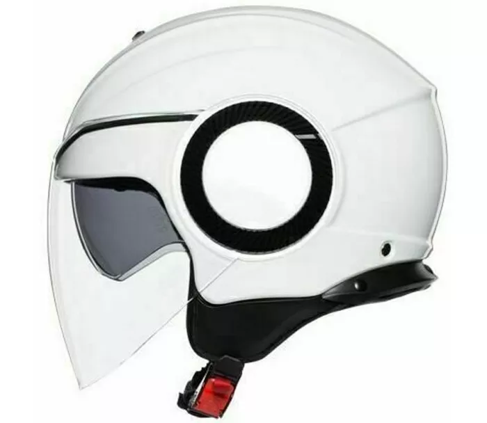 Helma na moto AGV ORBYT E2205 SOLID PEARL WHITE