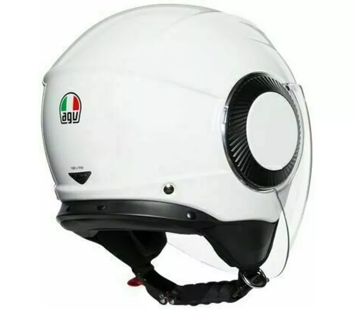 Helma na moto AGV ORBYT E2205 SOLID PEARL WHITE