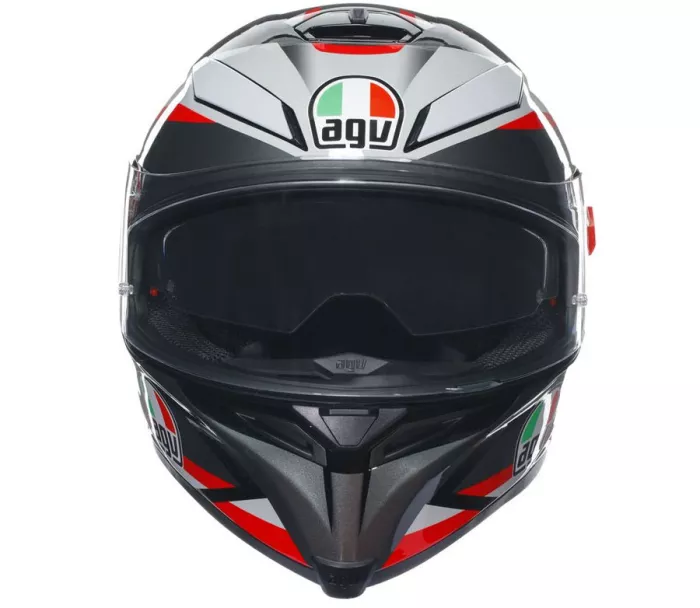 Helma na moto AGV K5S MULTI MPLK PLASMA BLACK/GREY/RED