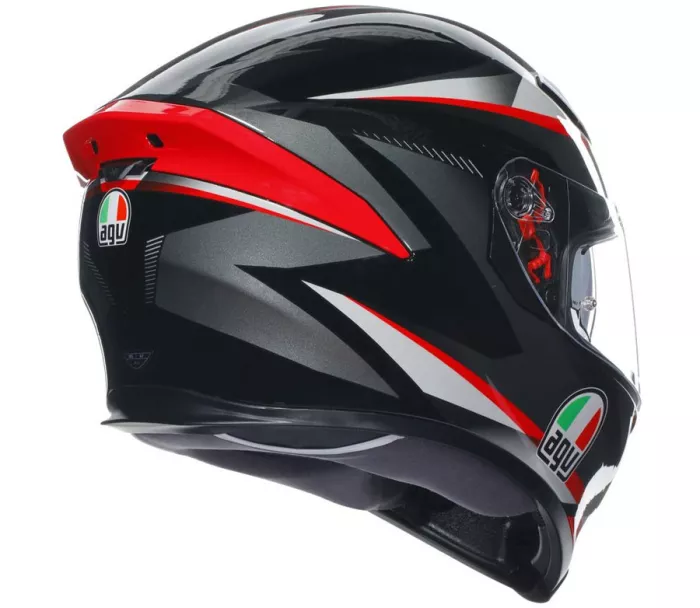 Helma na moto AGV K5S MULTI MPLK PLASMA BLACK/GREY/RED