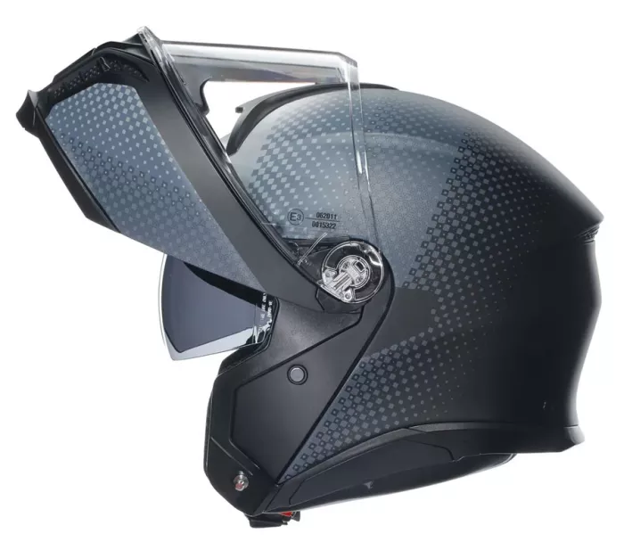 Helma na moto AGV TOURMODULAR MULTI MPLK TEXTOUR MATT BLACK/GREY