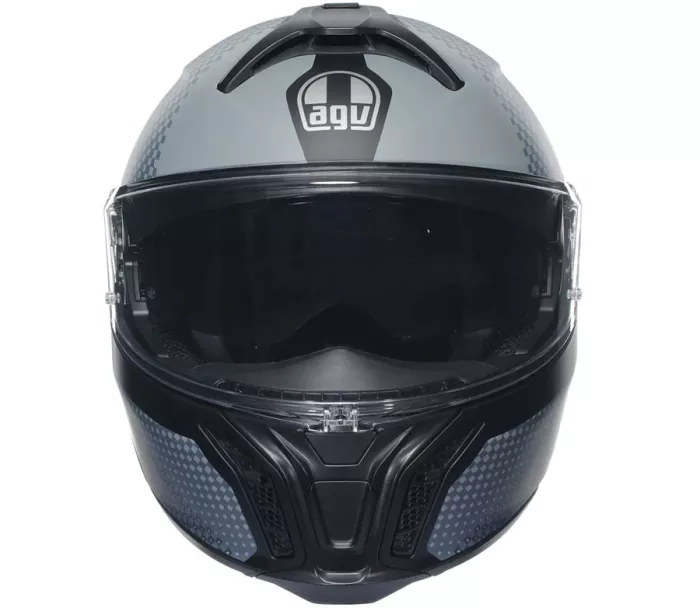 Helma na moto AGV TOURMODULAR MULTI MPLK TEXTOUR MATT BLACK/GREY