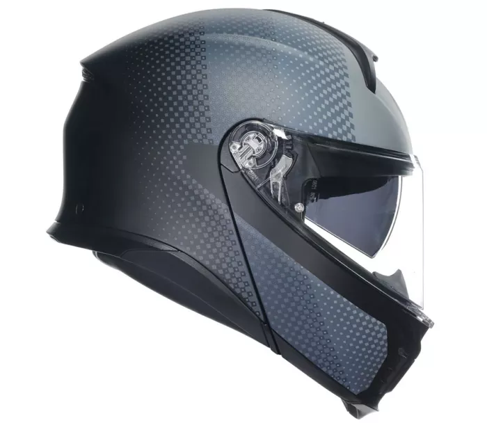 Helma na moto AGV TOURMODULAR MULTI MPLK TEXTOUR MATT BLACK/GREY