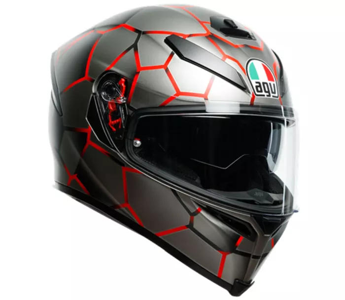 Helma na moto AGV K5 MULTI MPLK VULCANUM RED