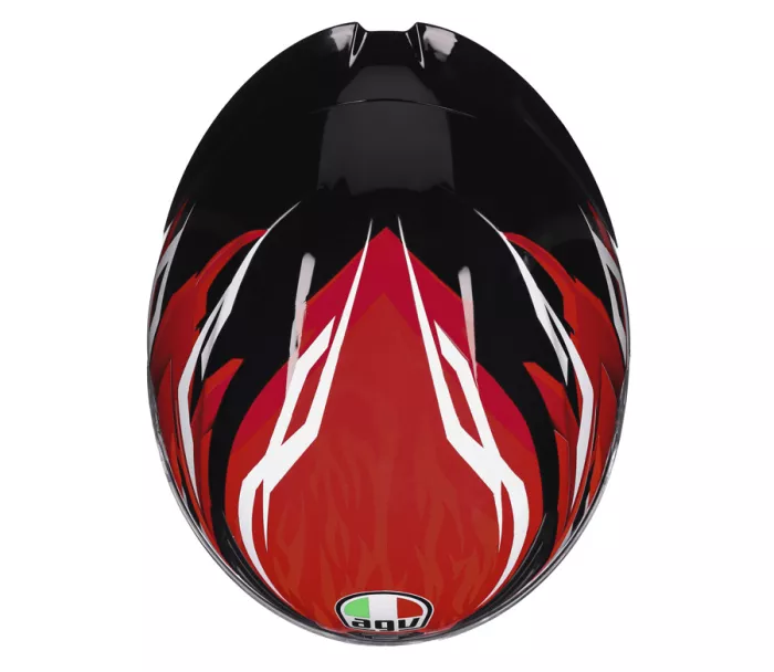 Helma na moto AGV K1 S E2206 LION BLACK/RED/WHITE