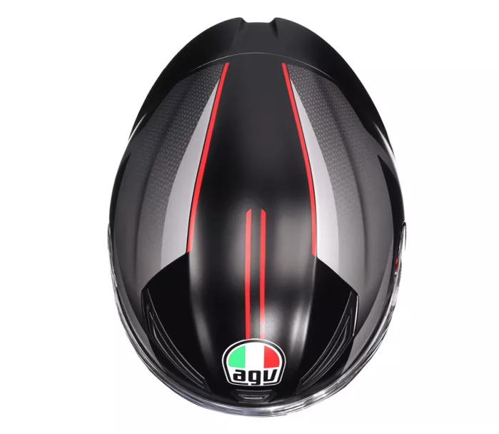 Helma na moto AGV K1 S E2206 LAP MATT BLACK/GREY/RED