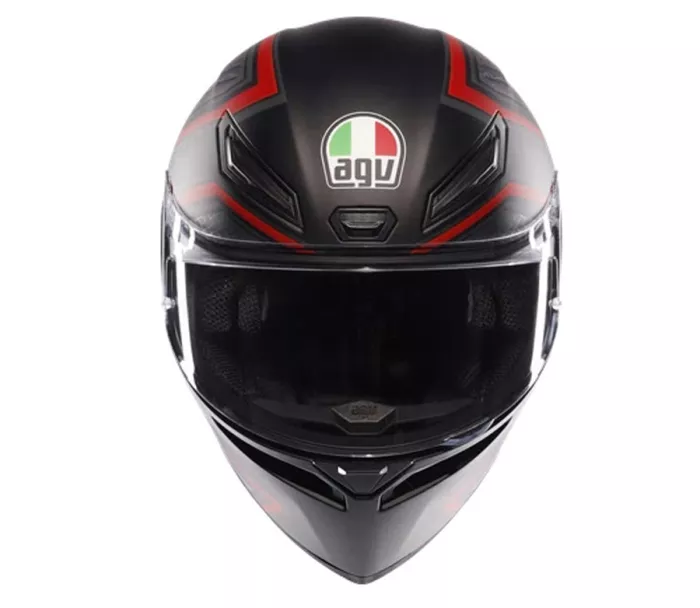 Helma na moto AGV K1 S E2206 SLING MATT BLACK/RED