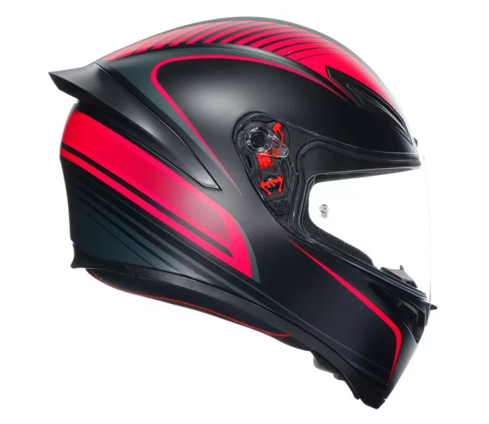 Helma na moto AGV K1 S E2206 WARMUP BLACK/PINK