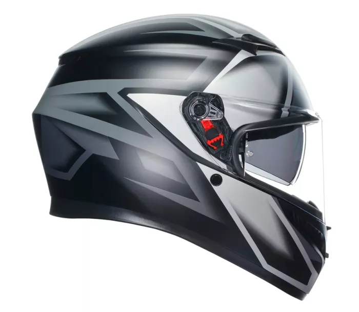 Helma na moto AGV K3 E2206 MPLK COMPOUND MATT BLACK/GREY