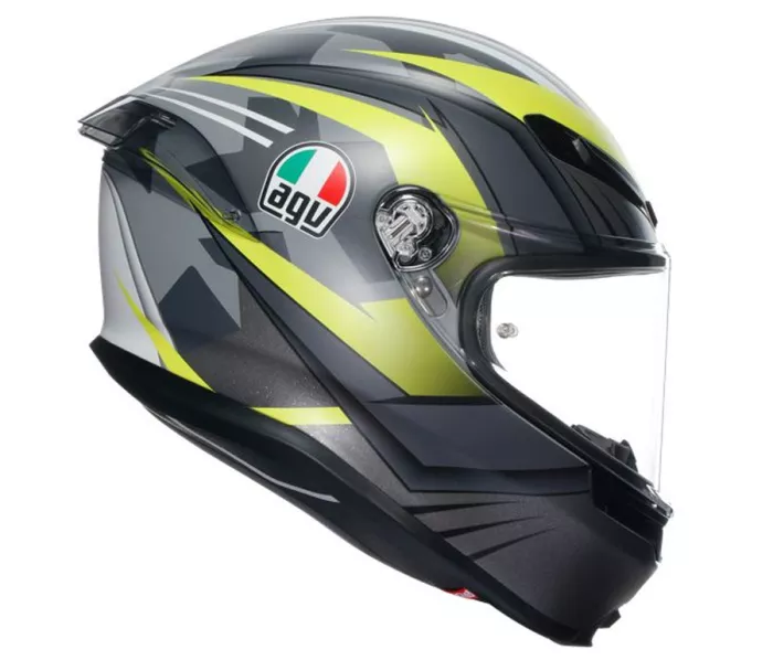 AGV K6 S E2206 MPLK EXCITE MATT CAMO/YELLOW FLUO vel. XL