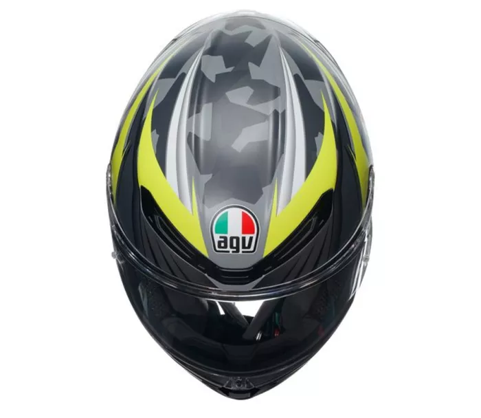 AGV K6 S E2206 MPLK EXCITE MATT CAMO/YELLOW FLUO vel. XL