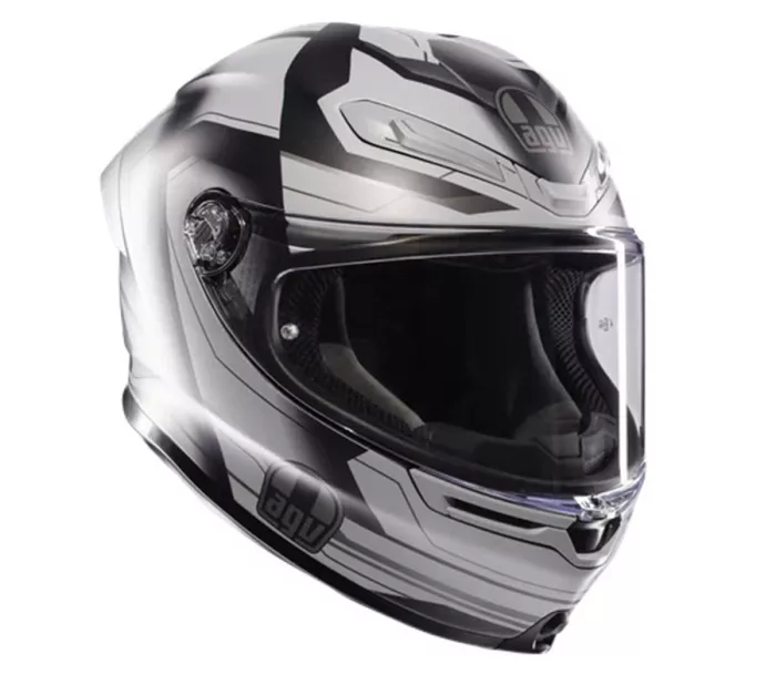 Helma na moto AGV K6 S E2206 MPLK ULTRASONIC MATT BLACK/GREY