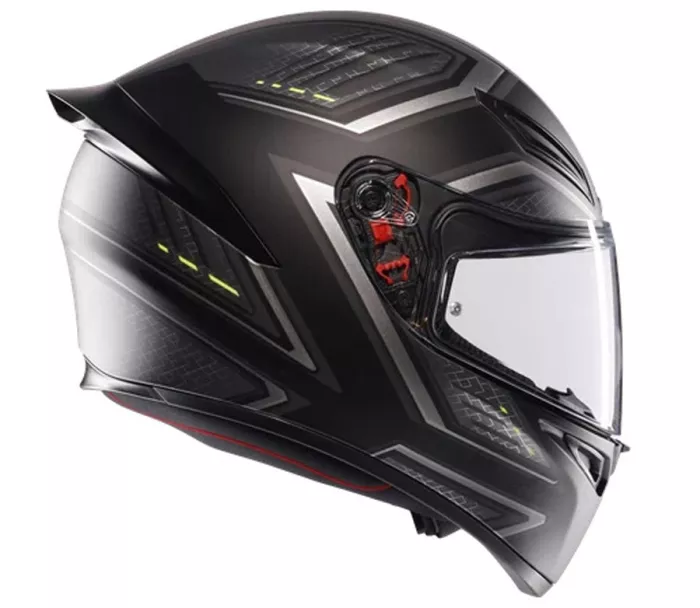 Helma na moto AGV K1 S E2206 SLING MATT BLACK/GREY