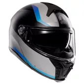 AGV TOURMODULAR E2206 MPLK STRAY BLACK/GREY/BLUE vel. S