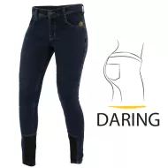 Dámské džíny na motorku Trilobite Allshape daring fit blue vel. 38