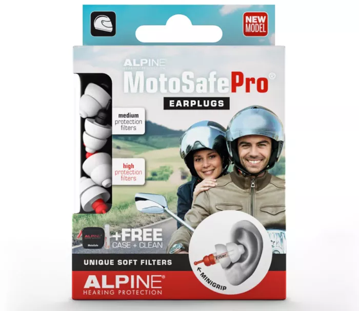 Alpine MotoSafe Pro špunty do uší s čističem